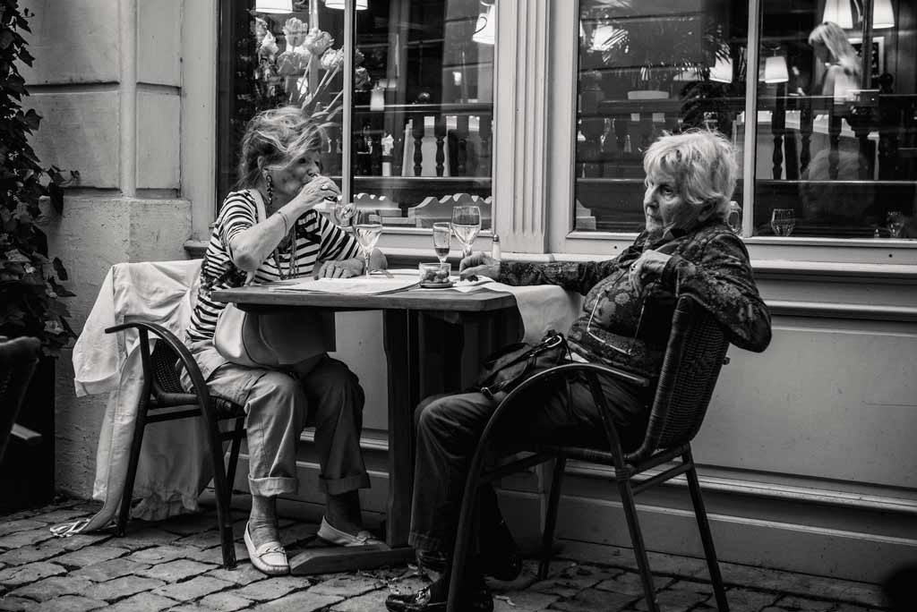 PLEASEPINCHMEHARD PLEASEPINCHMEHARD rich results for blogpost about World Women's Day image shows two old women sat at a table